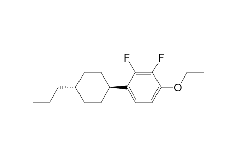 trans-1-ethoxy-2,3-difluoro-4-(4-propylcyclohexyl)benzene