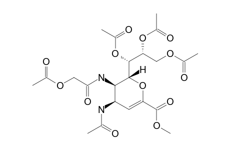 METHYL-4-ACETAMIDO-5-(ACETOXYACETAMIDO)-7,8,9-TRI-O-ACETYL-2,6-ANHYDRO-3,4,5-TRIDEOXY-D-GLYCERO-D-TALO-NON-2-ENONATE