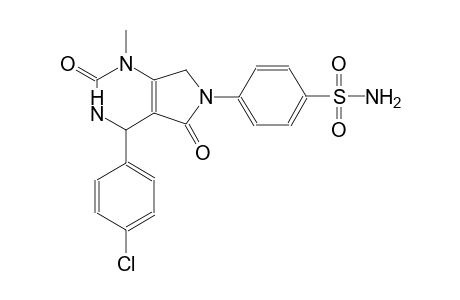 benzenesulfonamide, 4-[4-(4-chlorophenyl)-1,2,3,4,5,7-hexahydro-1-methyl-2,5-dioxo-6H-pyrrolo[3,4-d]pyrimidin-6-yl]-