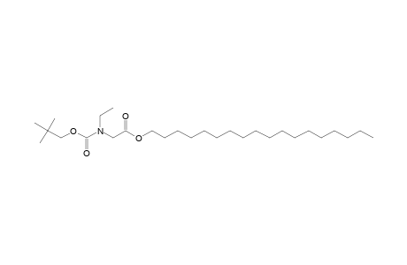 Glycine, N-ethyl-N-neopentyloxycarbonyl-, octadecyl ester