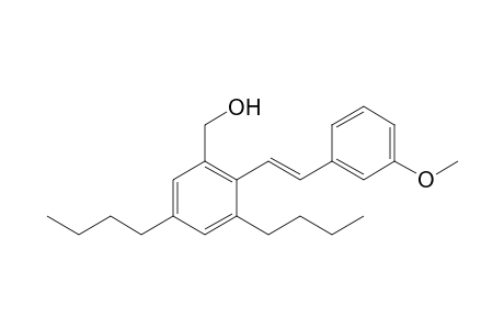 3-[2-(2',4'-Dibutyl-6'-hydroxymethylphenyl)ethenyl]-1-methoxybenzene