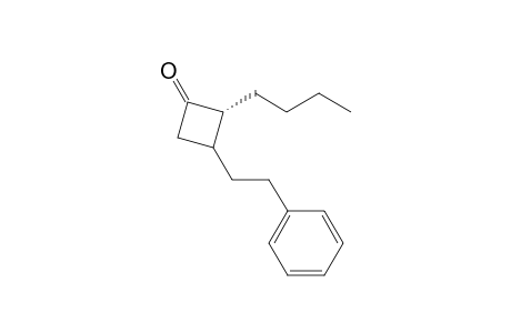 (2S*, 2R*)-2-Butyl-3-(phenylethyl)cyclobutanone