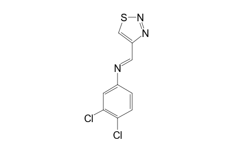 4-(3,4-DICHLOROPHENYL)-IMINOMETHYL-1,2,3-THIADIAZOLE