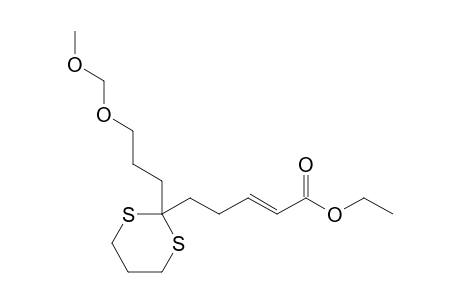 Ethyl 5-[2-(3-(Methoxymethoxy)propyl)-1,3-dithian-2-yl]pent-2-enoate