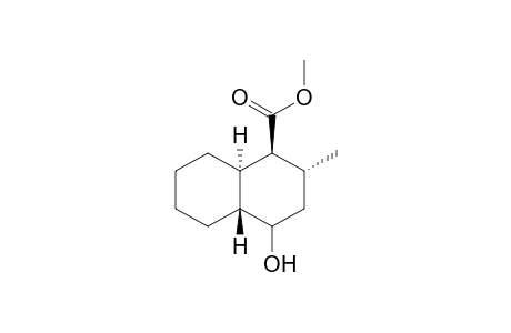 Methyl (1S,2R,4aR,8S,8aR)-Decahydro-4-hydroxy-2-methylnaphthalen-1-carboxylate