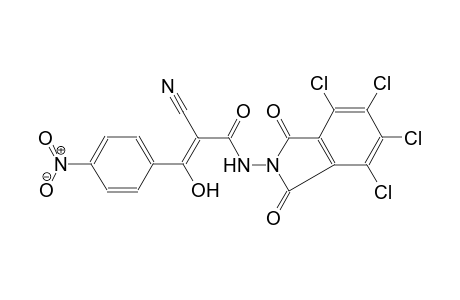 2-propenamide, 2-cyano-3-hydroxy-3-(4-nitrophenyl)-N-(4,5,6,7-tetrachloro-1,3-dihydro-1,3-dioxo-2H-isoindol-2-yl)-, (2Z)-