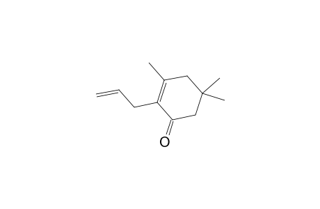 2-Cyclohexen-1-one, 3,5,5-trimethyl-2-(2-propenyl)-