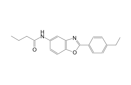 butanamide, N-[2-(4-ethylphenyl)-5-benzoxazolyl]-