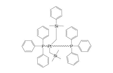 CIS-BIS-(TRIPHENYLPHOSPHINE)-(SILANEOPHYL)-((TRIMETHYLSILYL)-METHYL)-PLATINUM(II)