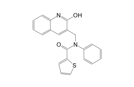 N-[(2-hydroxy-3-quinolinyl)methyl]-N-phenyl-2-thiophenecarboxamide