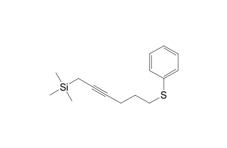 1-Phenylthio-6-trimethylsilylhex-4-yne