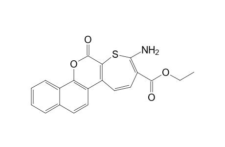 Ethyl 2-amino-13-oxo-13H-benzo[h]thiepino[2,3-c]chromene-3-carboxylate