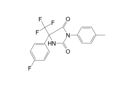 5-(4-fluorophenyl)-3-(4-methylphenyl)-5-(trifluoromethyl)imidazolidine-2,4-dione