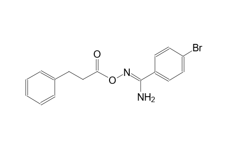 benzenecarboximidamide, 4-bromo-N'-(1-oxo-3-phenylpropoxy)-