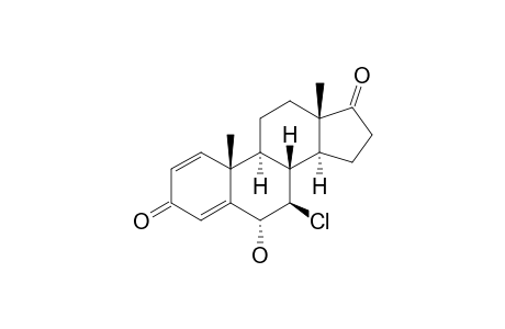 7-BETA-CHLORO-6-ALPHA-HYDROXY-1,4-ANDROSTADIENE-3,17-DIONE