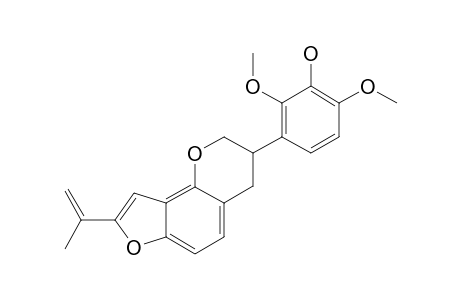3-[3,4-DIHYDRO-8-(2-PROPENYL)-2-H-FRO-[2.3-H]-1-BENZOPYRAN-3-YL]-2,6-DIMETHOXYPHENOL