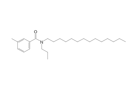 Benzamide, 3-methyl-N-propyl-N-tetradecyl-