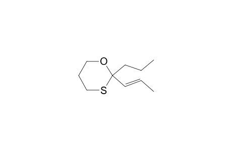 2-(1-Propenyl)-2-n-propyl-1,3-oxathiane
