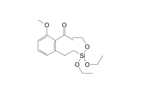 2-Methoxy-6-[2-(triethoxysilyl)ethyl]acetophenone