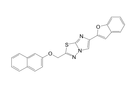 6-(Benzofuran-2-yl)-2-[(naphthalen-2-yloxy)methyl]imidazo[2,1-b]-[1,3,4]thiadiazole