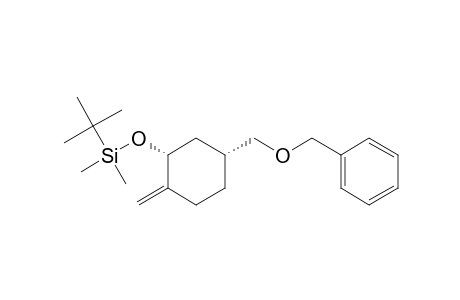 tert-Butyl-dimethyl-[(1R,5R)-2-methylene-5-(phenylmethoxymethyl)cyclohexyl]oxysilane