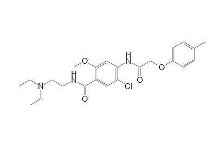 6'-chloro-4'-{[2-(diethylamino)ethyl]carbamoyl}-2-(p-tolyloxy)-m-acetanisidide