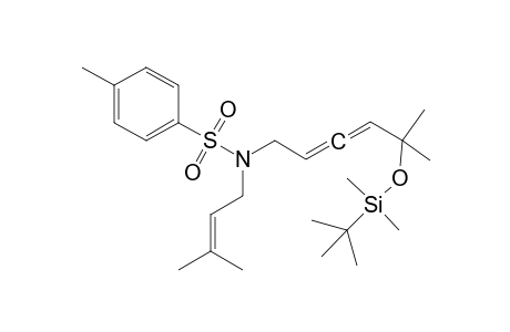 (S)-N-(5-((tert-Butyldimethylsilyl)oxy)-5-methylhexa-2,3-dien-1-yl)-4-methyl-N-(3-methylbut-2-en-1-yl)benzenesulfonamide