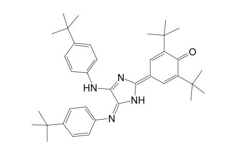 2,6-Di-tert-butyl-4-{4-[(4-tert-butylphenyl)amino]-5-[(4-tert-butylphenyl)imino}-1,5-dihydro-2H-imidazol-2-ylidene}cyclohexa-2,5-dienone