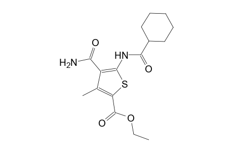 ethyl 4-(aminocarbonyl)-5-[(cyclohexylcarbonyl)amino]-3-methyl-2-thiophenecarboxylate