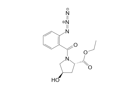 Ethyl (2S,4R)-N-(2-Azidobenzoyl)-4-hydroxypyrrolidine-2-carboxylate