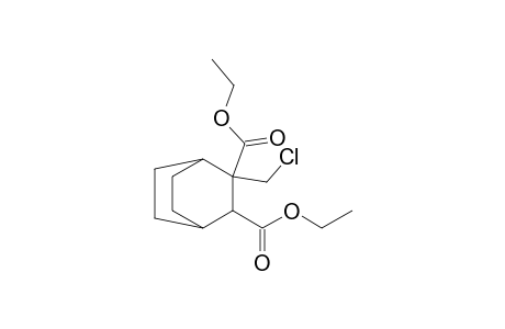 Bicyclo[2.2.2]octane-2,3-dicarboxylic acid, 2-(chloromethyl)-, diethyl ester, trans-