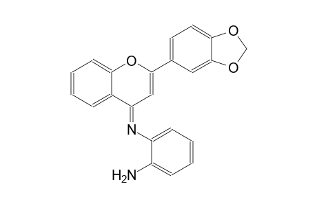 N~1~-[(4E)-2-(1,3-benzodioxol-5-yl)-4H-chromen-4-ylidene]-1,2-benzenediamine
