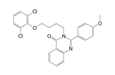 3-[4-(2,6-dichlorophenoxy)butyl]-2-(4-methoxyphenyl)-4(3H)-quinazolinone