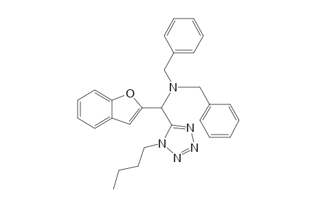 1-(Benzofuran-2-yl)-N,N-dibenzyl-1-(1-butyl-1H-tetrazol-5-yl)methanamine