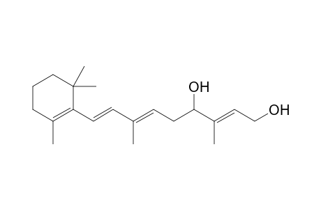 (2E,6E,8E)-3,7-dimethyl-9-(2,6,6-trimethyl-1-cyclohexenyl)nona-2,6,8-triene-1,4-diol