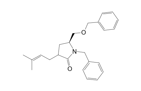 (5S)-1-Benzyl-5-benzyloxymethyl-3-(3-methylbut-2-en-1-yl)pyrrolidinone
