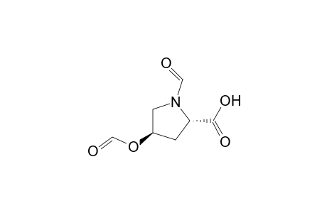 L-Proline, 1-formyl-4-(formyloxy)-, trans-