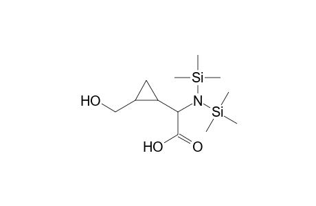 2-[bis(trimethylsilyl)amino]-2-[2-(hydroxymethyl)cyclopropyl]acetic acid