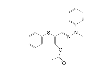 benzo[b]thiophene-2-carboxaldehyde, 3-(acetyloxy)-, methylphenylhydrazone