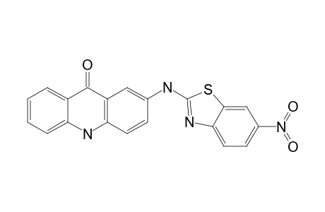(6-NITRO-1,3-BENZOTHIAZOL-2-YL)-2-AMINO-ACRIDIN-9(10H)-ONE