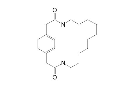 4,15-Diazabicyclo(16.2.2)docosa-1(20),18,21-triene-3,16-dione