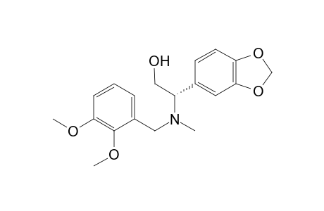 (2S)-2-(1,3-benzodioxol-5-yl)-2-[(2,3-dimethoxyphenyl)methyl-methyl-amino]ethanol