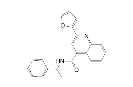 2-(2-furyl)-N-(1-phenylethyl)-4-quinolinecarboxamide