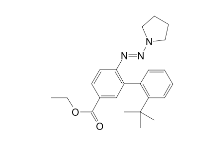 (E)-Ethyl 2'-(tert-butyl)-6-(pyrrolidin-1-yldiazenyl)-[1,1'-biphenyl]-3-carboxylate