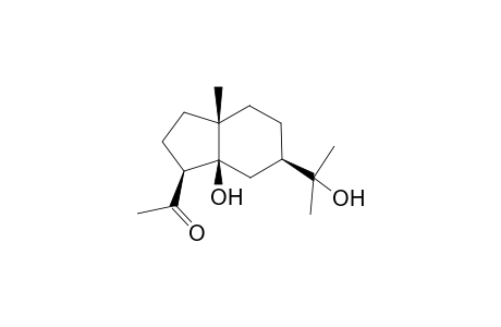 (-)-5.beta.,11-Dihydroxyiphionan-4-one