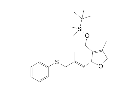 (2R)-3-[(tert-Butyldimethylsilyloxy)methyl]-2-[3-phenylthio-2-methyl-(1E)-1-propenyl]-4-methyl-2,5-dihydrofuran