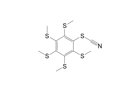 Pentakis(methylthio)benzothiocyanate