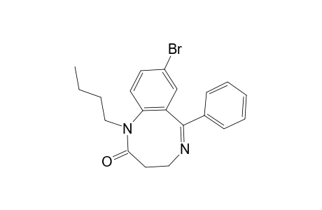 8-Bromo-1-butyl-6-phenyl-3,4-dihydro-1,5-benzodiazocin-2(1H)-one