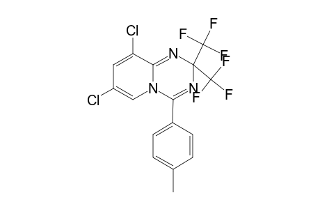 7,9-Dichloro-4-(4-methylphenyl)-2,2-bis(trifluoromethyl)-2H-pyrido[1,2-a][1,3,5]triazine