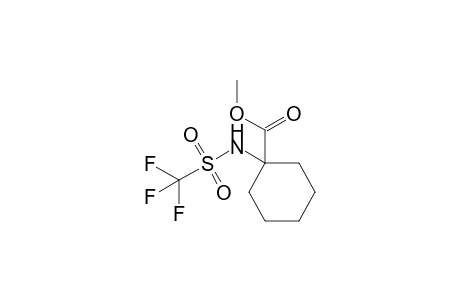Methyl 1-N-(trifluoromethanesulfonyl)aminocyclohexanecarboxylate